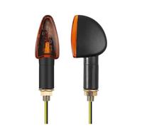 WBFLZTYOP 12V Universal Motorcycle Turn Signal Indicator Light Front Flashing Halogen Light Blinker Flash Bike Lamp For Ya&maha For Suzuki Turn Signals