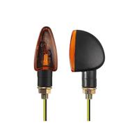 WBFLZTYOP 12V Universal Motorcycle Turn Signal Indicator Light Front Flashing Halogen Light Blinker Flash Bike Lamp For Ya&maha For Suzuki Turn Signals