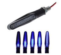 WBFLZTYOP 1pc Universal 12v Led Motorcycle Turn Signals Indicator Light E24 Flowing Blinker Flashing Moped Accessories Turn Signals