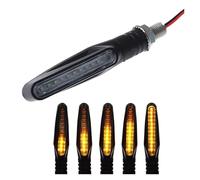WBFLZTYOP 1pc Universal 12v Led Motorcycle Turn Signals Indicator Light E24 Flowing Blinker Flashing Moped Accessories Turn Signals