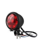 WBFLZTYOP 1pcs Motorcycle Accessories Modified LED Taillights Cruise Metal Brake Lights Running Lights Round Taillights Turn Signals