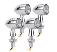 WBFLZTYOP 2/4Pcs Mini Motorcycle LED Turn Signal Running Indicator Light Universal For Ha&rley For Ho&nda For Suzuki For KAW&ASAKI For Ya&maha Turn Signals