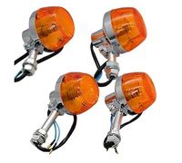 WBFLZTYOP 2/4pcs Motorcycle LED Turn Signal Lights Blinkers Front Rear Indicators For Ho&nda XL100 C70 CT70 CT90 CB350 CM400 CB450 CB750 Turn Signals