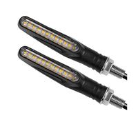 WBFLZTYOP 2/4Pcs Motorcycle Turn Signal Lights Universal LED Motorbike Turning Indicators Daytime Running 12V Motorbike Lights Turn Signals