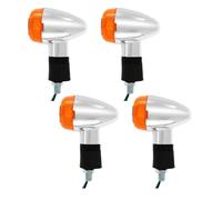 WBFLZTYOP 2/4Pcs Motorcycle Turn Signals Light Motorbike Front And Rear Signal Lamp For 10mm Thread Motorcycle Turn Signals