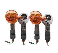 WBFLZTYOP 2/4PCS Motorcycle Universal 12V LED Turn Signal Light Turning Amber Indicator Moto Lamp Front Rear Blinker Flash Motorbike Lamp Turn Signals