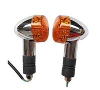 WBFLZTYOP 2/4PCS Motorcycle Universal 12V LED Turn Signal Light Turning Amber Indicator Moto Lamp Front Rear Blinker Flash Motorbike Lamp Turn Signals