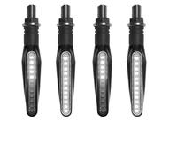 WBFLZTYOP 2/4pcs Turn Signal Light Amber Rear Lights Lamp Indicator Tail Flasher Flowing Blink Light For Most Motorcycle Turn Signals