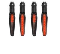 WBFLZTYOP 2/4pcs Turn Signal Light Amber Rear Lights Lamp Indicator Tail Flasher Flowing Blink Light For Most Motorcycle Turn Signals