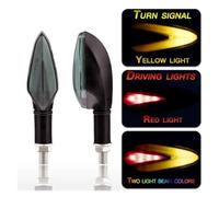 WBFLZTYOP 2025 Universal Motorcycle Led Turn Signals Directional Indicators Flashing Rear Tail Brake Flasher Light Stop Signal Light Turn Signals