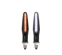 WBFLZTYOP 24led Motorcycle LED Turn Signal Lights White Red Amber Flowing Indicators Front Rear Light Flasher Blinker For Dirt Bike Sport Turn Signals