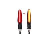 WBFLZTYOP 24led Motorcycle LED Turn Signal Lights White Red Amber Flowing Indicators Front Rear Light Flasher Blinker For Motorcycle Turn Signals