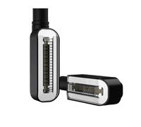 WBFLZTYOP 2Pc Turn Signal LED Light Motorcycle Stop Signal DRL Flowing Water Flashing 2 In 1 Blinker Tail Accessory Lamps Turn Signals