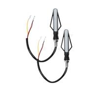 WBFLZTYOP 2pcs 24 LED Universal Motorcycle Turn Signal Lights Flowing Flashing Motorbike Indicator Blinker Moto Tail Lights Signal Lamp Turn Signals
