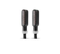 WBFLZTYOP 2pcs 3/6 Leds Motorcycle Indicators Mini LED Turn Signal Light Flasher Amber Signal Lamp Blinker Black/Chrome Intermitentes Moto Turn Signals