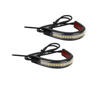 WBFLZTYOP 2Pcs 36LED Ring Fork Strip Flashing Indicator Motorcycle Turn Signals DRL White Amber Flasher Running Lamp Blinker Acces Turn Signals