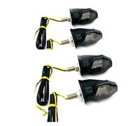 WBFLZTYOP 2pcs 4pcs Universal Motorcycle LED Turn Signal Lights Mini Indicator Blinkers Flashers For Ho&nda For Ya&maha Scooter Turn Signals