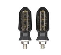 WBFLZTYOP 2pcs 8mm Mini Motorcycle LED Turn Signal Lights Amber Flashing Light Blinker Turn Signal Lamp 12V Moto Indicator Lamp Accessory Turn Signals