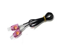 WBFLZTYOP 2PCS General Motorcycle LED Turn Signal Light License Plate Light Eagle Eye Indicator Light LED Light Motorcycle Light 12V Turn Signals
