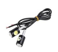 WBFLZTYOP 2Pcs LED Motorcycle Signal Lamp Bright LED Number License Plate Light Mini Turn Signal Rear Light Brake Fog Lamp Bulb Turn Signals