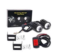 WBFLZTYOP 2pcs LED Spotlight Headlights Explorers Motorcycle Accessories Truck Car Auxiliary Additional Mini Projector Headlamp Fog Lights Turn Signals