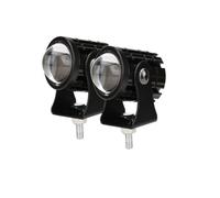 WBFLZTYOP 2pcs LED Spotlights Motorcycle Headlights With Switch Mini Driving Light Fog Light For Scooter Moto Accessories Fisheye Lens Turn Signals