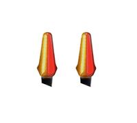 WBFLZTYOP 2pcs Motorcycle 2 In 1 Turn Signal LED Bright Lights Low Power Motorcycle Indicators Flowing Turn Signal Lights Light Turn Signals