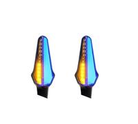 WBFLZTYOP 2pcs Motorcycle 2 In 1 Turn Signal LED Bright Lights Low Power Motorcycle Indicators Flowing Turn Signal Lights Light Turn Signals