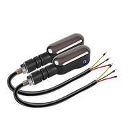 WBFLZTYOP 2Pcs Motorcycle Led Turn Signal Indicator Lights Color Projection Lamp Universal Led Moto Sequential Flowing Flash Running Light Turn Signals