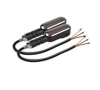 WBFLZTYOP 2PCS Motorcycle LED Turn Signal Lamp 27 Modes Color Projection Lamp Sequential Flowing Flash Indicator Lights Running Light Turn Signals