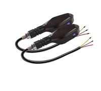 WBFLZTYOP 2PCS Motorcycle LED Turn Signal Lamp 27 Modes Color Projection Lamp Sequential Flowing Flash Indicator Lights Running Light Turn Signals