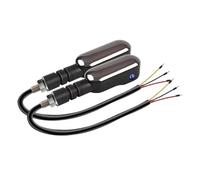 WBFLZTYOP 2PCS Motorcycle LED Turn Signal Lamp Color Projection Lamp Waterproof Led Ambient Turning Light Bright Light Turn Signals