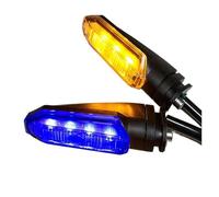 WBFLZTYOP 2pcs Motorcycle LED Turn Signal Lights Yellow Flowing Flashing Turn Signal Indicator Moto Biker For Ho&nda For Ya&maha Accessories Turn Signals