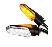 WBFLZTYOP 2pcs Motorcycle LED Turn Signal Lights Yellow Flowing Flashing Turn Signal Indicator Moto Biker For Ho&nda For Ya&maha Accessories Turn Signals