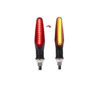 WBFLZTYOP 2PCS Motorcycle Turn Signal Light E11 Mark Built Relay 335SMD Turn Signals Indicator Flashing Light Blinker Universal M10 Bolt Turn Signals
