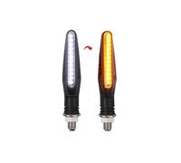 WBFLZTYOP 2PCS Motorcycle Turn Signal Light E11 Mark Built Relay 335SMD Turn Signals Indicator Flashing Light Blinker Universal M10 Bolt Turn Signals