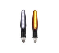 WBFLZTYOP 2PCS Motorcycle Turn Signal Light E11 Mark Built Relay 335SMD Turn Signals Indicator Flashing Light Blinker Universal M10 Bolt Turn Signals