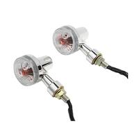 WBFLZTYOP 2Pcs Motorcycle Turn Signals Indicator Lights Motorbike Flasher Amber Lamp Blinker Universal For Dirtbike Off-road MX Turn Signals