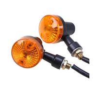 WBFLZTYOP 2Pcs Motorcycle Turn Signals Indicator Lights Motorbike Flasher Amber Lamp Blinker Universal For Dirtbike Off-road MX Turn Signals