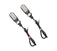 WBFLZTYOP 2PCS Motorcycle Universals LED Turn Signals Short Turn Signals Lights Indicator Blinkers Flashers Amber Color Accessories Turn Signals
