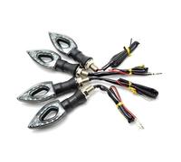 WBFLZTYOP 2Pcs/set DC 12V 12 LED Universal Blinker Waterproof Motorcycle Turn Signal Lights Accessories Motorbike For Suzuki For Du&cati Turn Signals