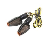 WBFLZTYOP 2PCS Universal 12V Flashing Turn Signals Motorcycle LED Lights Blinker Indicator For Cafe Racer For Ho&nda For B&M&W For Ya&maha Turn Signals