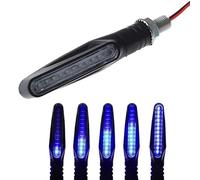 WBFLZTYOP 2PCS Universal LED Motorcycle Turn Signal Light 12v IP68 Waterproof Amber Flasher Indicator Blinker Rear Lights Lamp Accessories Turn Signals