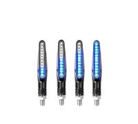 WBFLZTYOP 2PCS Universal LED Motorcycle Turn Signal Light 12v IP68 Waterproof Amber Flasher Indicator Blinker Rear Lights Lamp Accessories Turn Signals