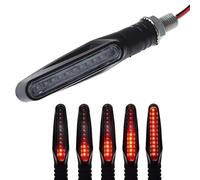 WBFLZTYOP 2PCS Universal LED Motorcycle Turn Signal Light 12v IP68 Waterproof Amber Flasher Indicator Blinker Rear Lights Lamp Accessories Turn Signals