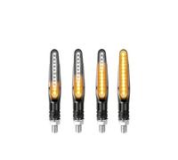 WBFLZTYOP 2PCS Universal LED Motorcycle Turn Signal Light 12v IP68 Waterproof Amber Flasher Indicator Blinker Rear Lights Lamp Accessories Turn Signals