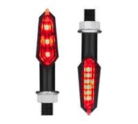 WBFLZTYOP 2pcs Universal LED Turn Signal Light Bright Motorcycle Mini Led Motorbike Lampe Amber Blinker LED Indicators Light Parts Turn Signals
