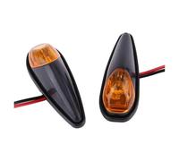 WBFLZTYOP 2X 12V Mini Motorcycle Flush Mount LED Turn Signal Light Universal Motorbike Front Rear Blinker Indicator Light Moto Accessories Turn Signals