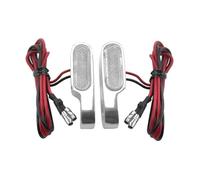 WBFLZTYOP 3leds Motorcycle Mini Turn Signal Lights 6LED Monochrome Metal Blinker Indicators For Motorcycle Universal Accessories Turn Signals