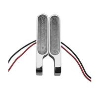 WBFLZTYOP 3leds Motorcycle Mini Turn Signal Lights 6LED Monochrome Metal Blinker Indicators For Motorcycle Universal Accessories Turn Signals